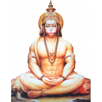 Hanuman in meditation